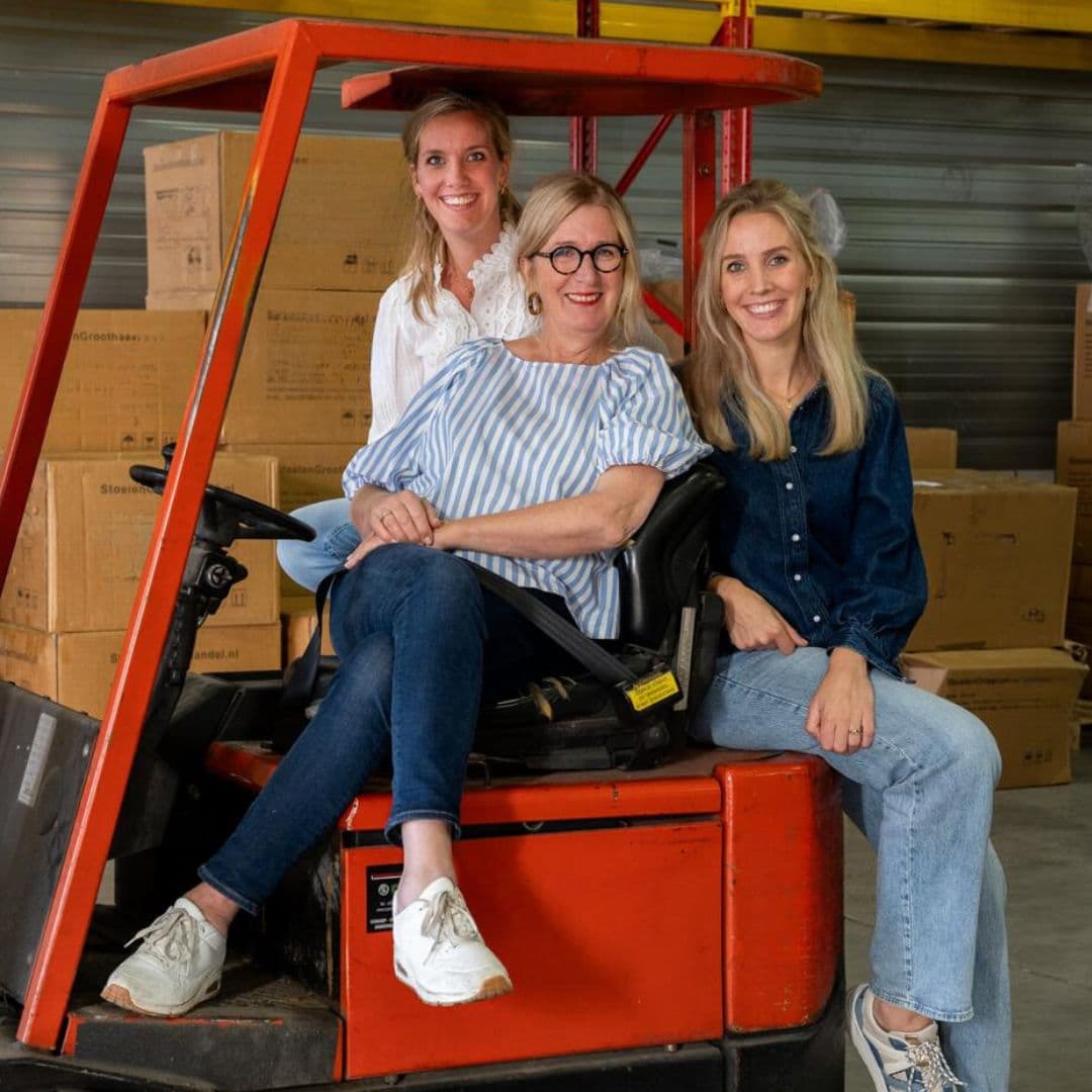 Annelous, Carine en Yvette de Jager, drie generaties Trucktraining